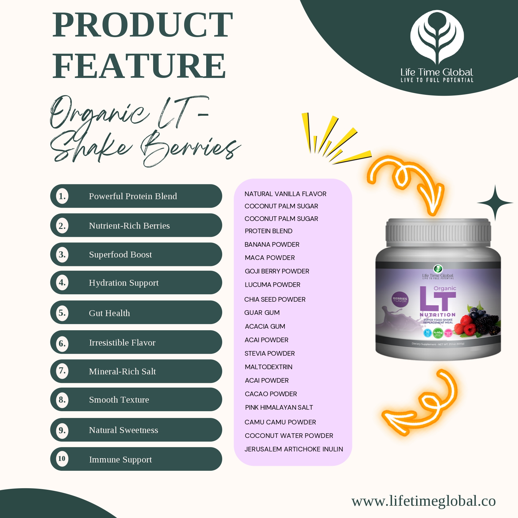 Organic LT -Shake Berries